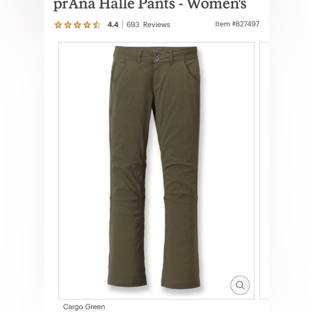 NEW PrAna Halle Pants - Size 10 regular